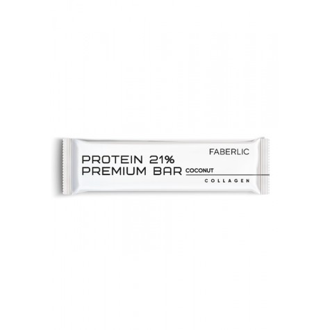 Протеиновый батончик «Protein Premium Bar» Faberlic со вкусом кокоса