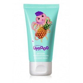 Детская мыльная краска для купания зеленая, «Ананас» Umooo 3+