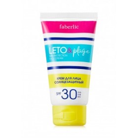 Крем для лица солнцезащитный «LETO&plage» Faberlic с SPF 30