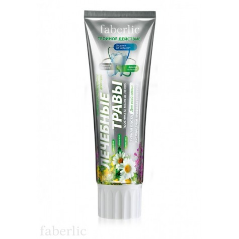 Кислородная профилактическая зубная паста «Лечебные травы» Faberlic