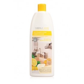 Чистящий крем универсальный с микрогранулами «Лимонная свежесть"