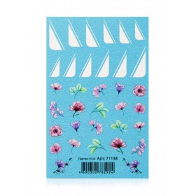 Переводные наклейки для дизайна ногтей «Цветение весны»