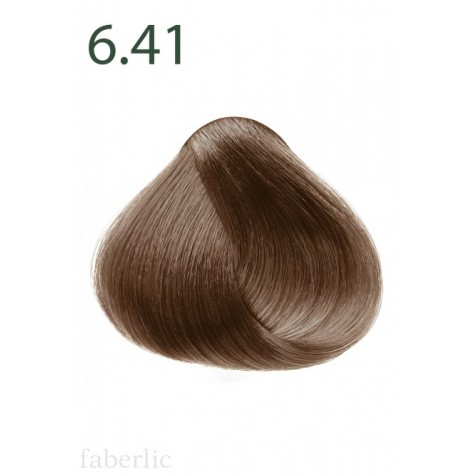 Стойкая питательная крем-краска для волос «Botanica» Faberlic тон Горячий каштан 6.41