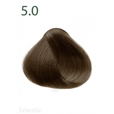 Стойкая питательная крем-краска для волос «Botanica» Faberlic тон Светлый каштан 5.0