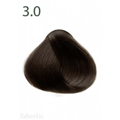 Стойкая питательная крем-краска для волос «Botanica» Faberlic тон Темный каштан 3.0