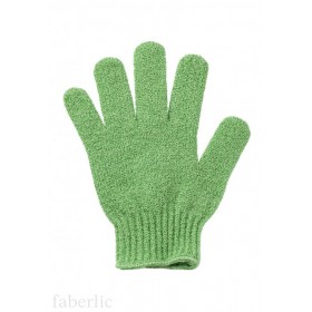 Перчатка для душа зеленая, Faberlic